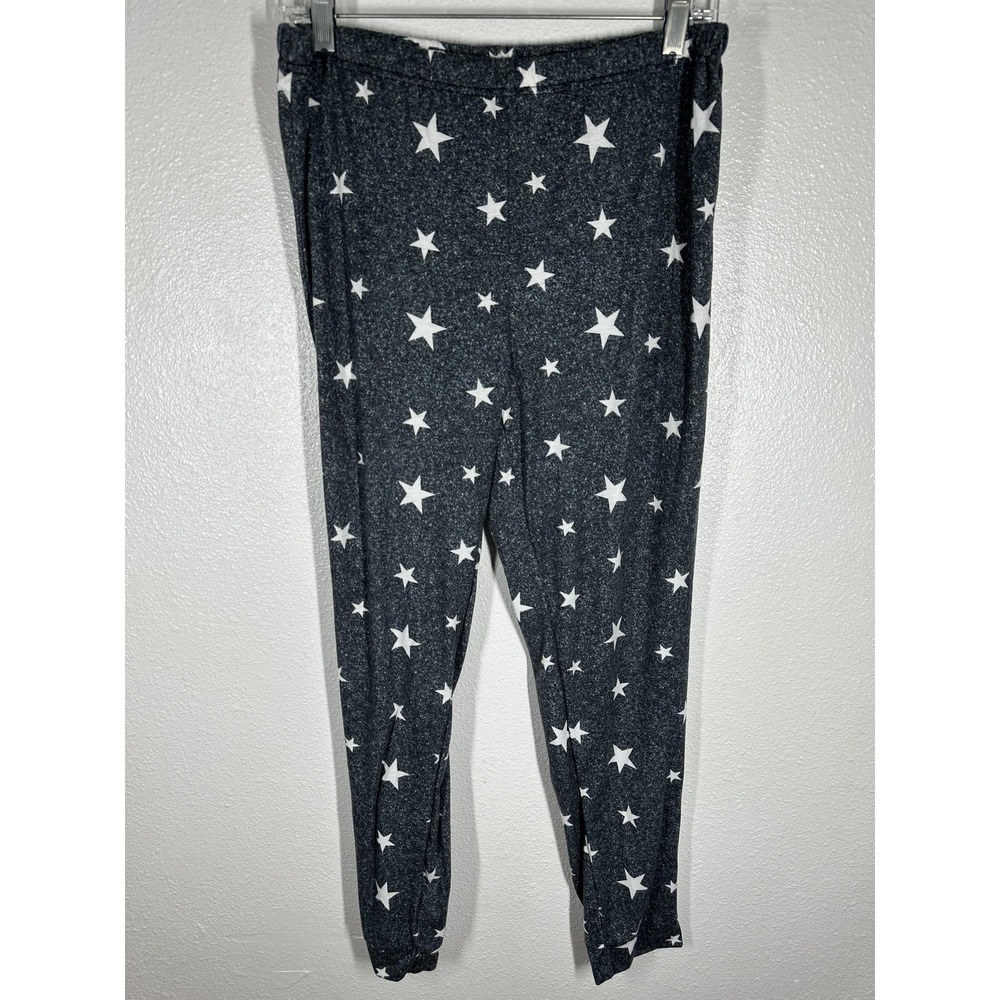 Ekouaer Pajama Pants Womens Medium Gray Star Print Soft Lounge Sleep Joggers